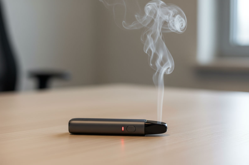 Горячие капли жидкости из вейпа (Spitback)